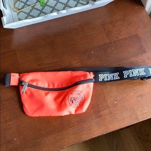 Pink orange fanny pack
